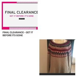 ❤️Buy 1 get this FREE ❤️❤️Fair isle sweater